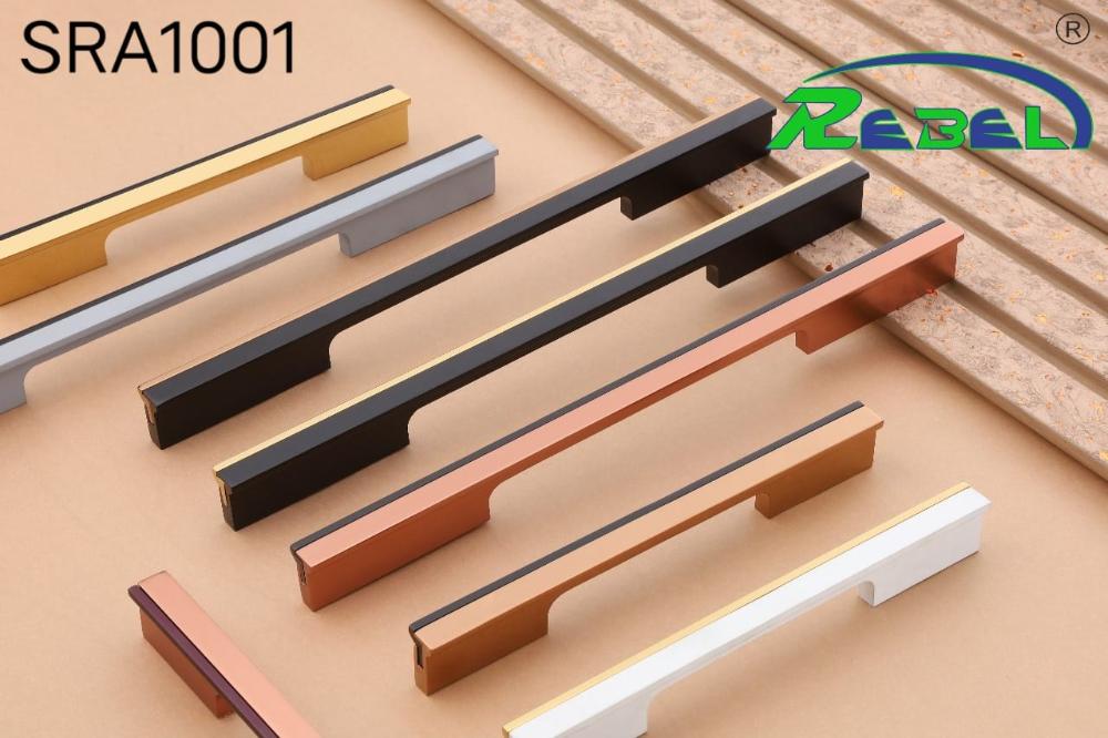 Cabinet Pull — PVD Gold & PVD Rose Gold , Black
