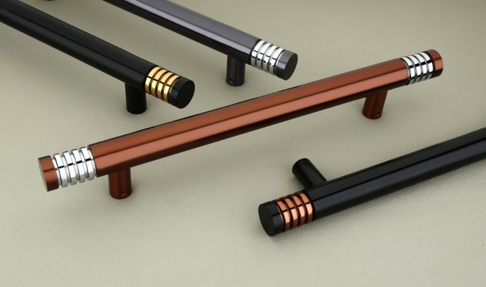 Model No SR203 Pipe Handle — Brass Antique